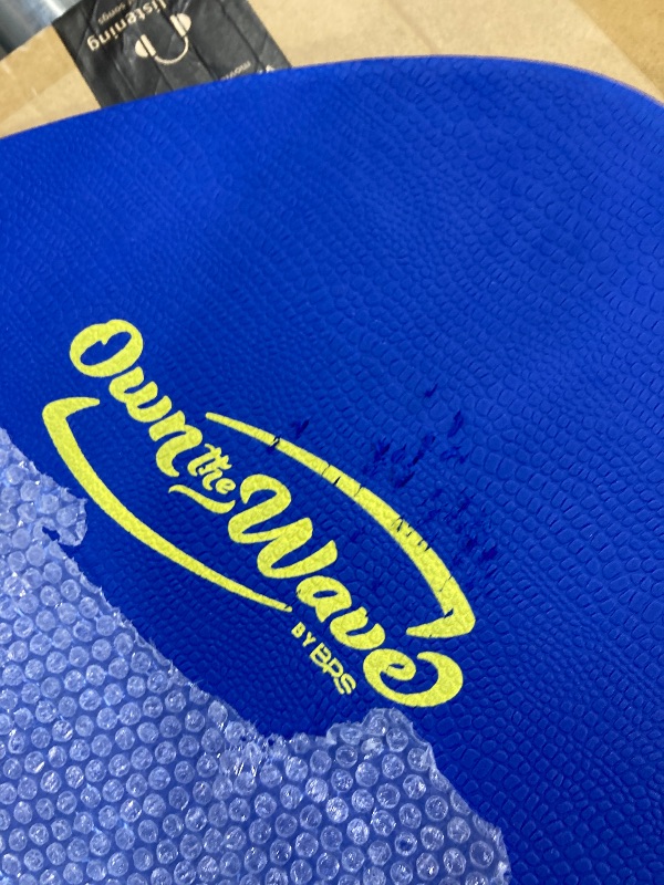 Photo 1 of Own the Wave New Zealand ‘Hang Loose’ Skimboard with Colored EVA Grip Pad and High Gloss Clear Coat Wooden Skim Boards for Kids and Adults | Choose from 2 Sizes and Traction Pad Color
