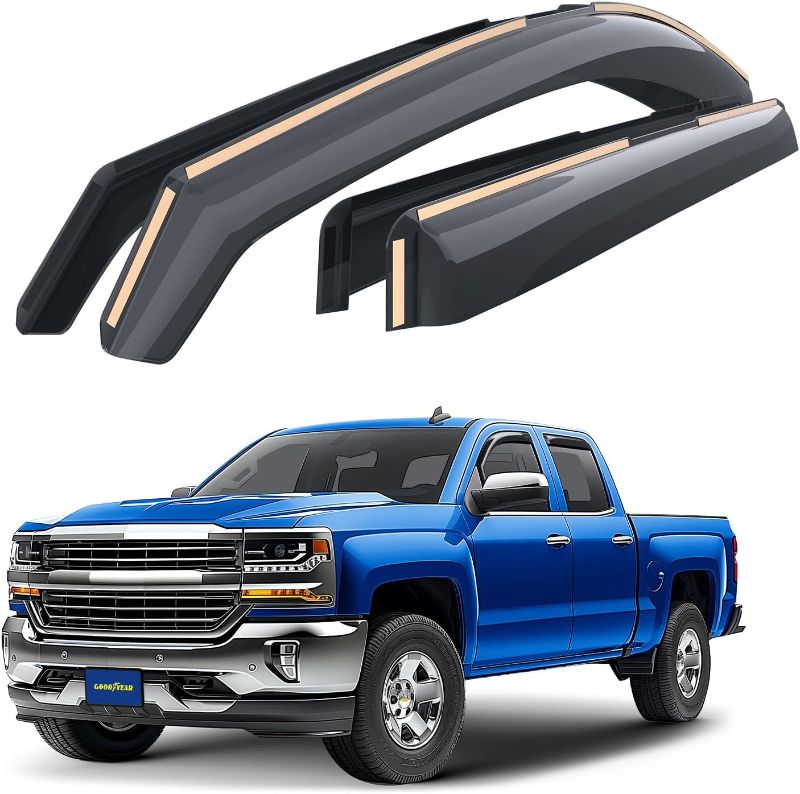 Photo 1 of Goodyear Shatter Proof Side Window Deflectors in-Channel 