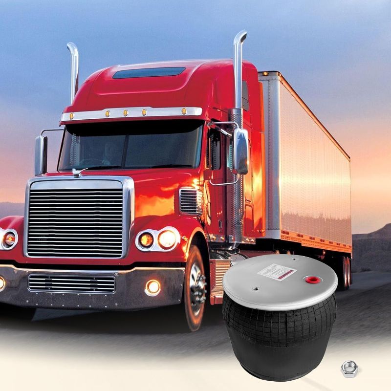 Photo 1 of MILLISEC Air Spring Bag Compatible with Freightliner Trucks OE Replaces 9069 W01-358-9069, 910-14P312,Goodyear 1R12-069/669 /566243048/566243038,Hendrickson S13031
