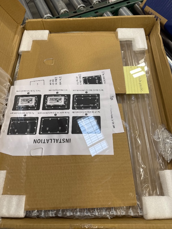 Photo 1 of WICUS 3mm Acrylic Display Case for Lego 31208 The Great Wave ?Compatible with Surf Photo Frame Dustproof Clear Display Box(NOT Included The Model)
