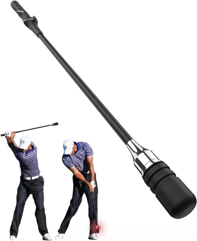 Photo 1 of Rocalt Golf Swing Trainer, Click Stick Swing Training Aid for Inertia & Swing Tempo Practice, Weighted Golf Grip Trainer Helps Enhance Strength, Improve Flexibility & Maintain Balance
