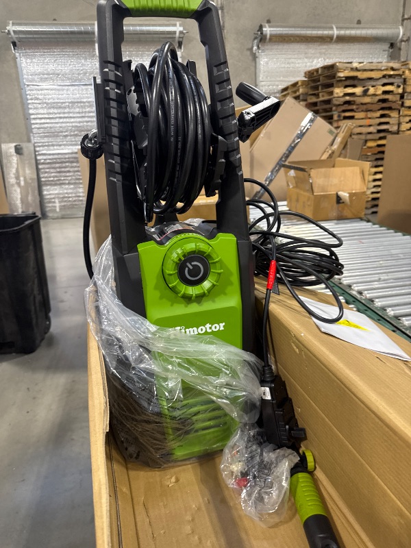 Photo 1 of Electric Pressure Washer - 4500PSI 3.0GPM Electric Power Washer Adjustable Pressure, High Pressure Washer Includes 5 Nozzles with Foam Cannon for Cars, Fences, Patios, Driveways
