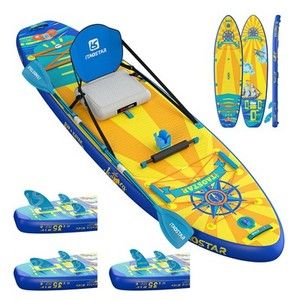 Photo 1 of
J07AP 35" Extra Wide Stand Up Paddle Board, More Balance Inflatable Paddle Board