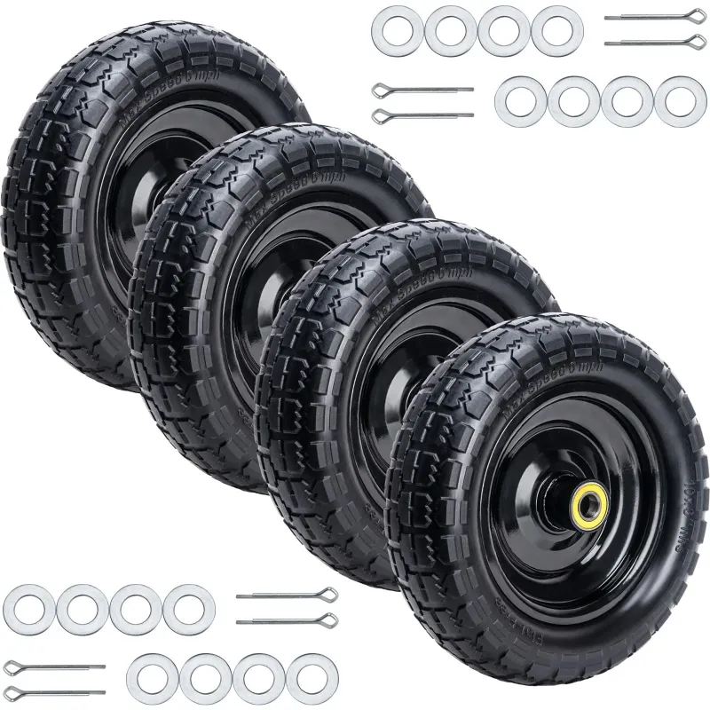 Photo 1 of 10 In Solid Rubber Tires(4-Pack)