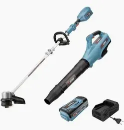 Photo 1 of SENIX 58V 2-Tool Kit, 11-13 Inch Brushless String Trimmer, Brushless Leaf Blower with 480 CFM and 120 MPH, S5K2B1-01