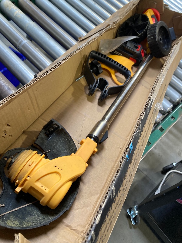 Photo 1 of Trimmer, 24V Electric Weed Eater Grass Cutter