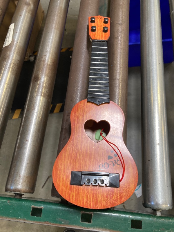 Photo 1 of YEZI Kids Toy Classical Ukulele Guitar Musical Instrument, Brown - missing strings 