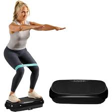 Photo 1 of LifePro Waver Mini Vibration Plate Exercise Machine – 201W Portable Full Body Workout Platform for Home & Travel, Black