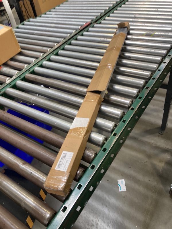 Photo 1 of 1 Pack 4FTx 2-3/8"x1-3/16 Aluminum Black Handrail with Self Drilling Screws Nylon End Caps, Rectangular Handrail Cuttable Flat Top Rail for Deck Stair Railing Indoor Outdoor Cable Railing System
