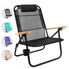 Photo 1 of Water Buffalo Bondi Beach Chair – Backpack Beach Chair for Adults with Reclining Positions, Cup Holder & High Back Support