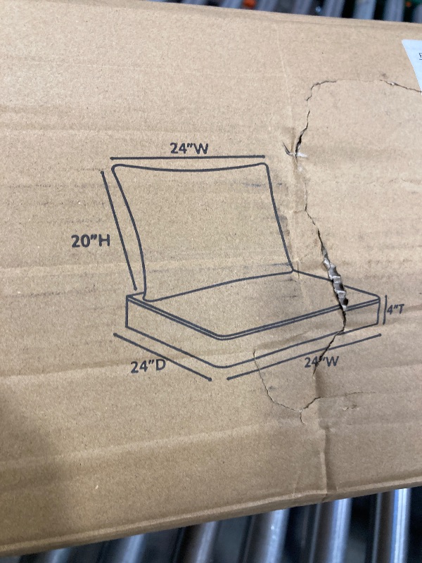 Photo 1 of 24"x20" Deep Seat Cushion 2 pcs 