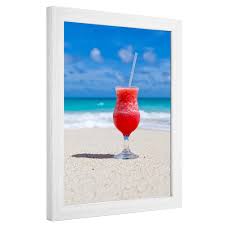 Photo 1 of 20x27 Frame Rustic White, Distressed 27x20 Picture Frame, Art Pic Hanging Poster Frame