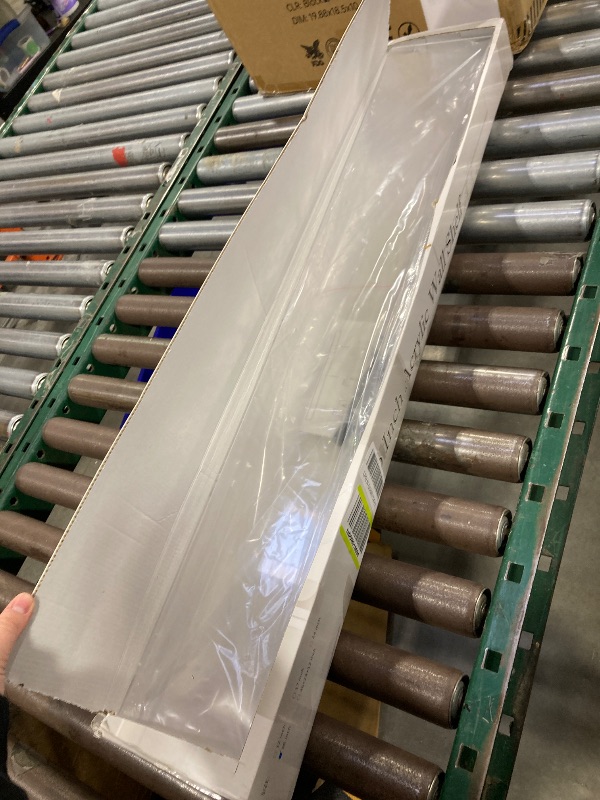 Photo 1 of 36 Inches Acrylic Wall Shelves 2 Pack, Floating Shelf for Wall Mounting, Acrylic Display Ledges for Funko Pop Figures, Home Décor, Living Room, Gaming Room, Plants