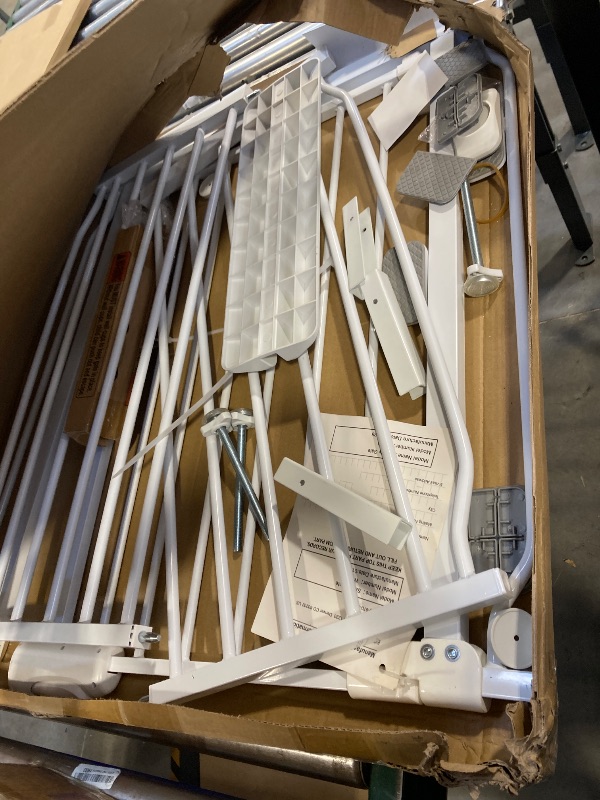 Photo 1 of Extra Wide Baby Gates 57.5-62 Inch, Large Metal Safety Gate for Stairs, Doorways - No Drilling, Pressure Mounted Pet Gates for Kids & Dogs