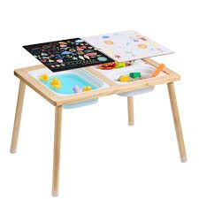 Photo 1 of Sensory Table for Toddlers Indoor Table with Storage Bins Kids Play Activity