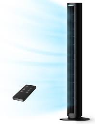 Photo 1 of PHILODECO Tower Fan For Bedroom, 40 Inch Bladeless Fan, 80 ° Oscillating Fan, Silent Floor Fan With Remote Control Led