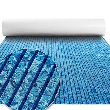 Photo 1 of Boat Flooring EVA Foam Decking Sheet Faux Teak Marine Mat Marine Carpet Mat Non-Slip Self-Adhesive Flooring Mat for Marine RV Yacht Kayak