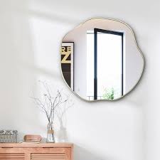 Photo 1 of POZINO Gold Irregular Mirror 20" - Modern Asymmetrical