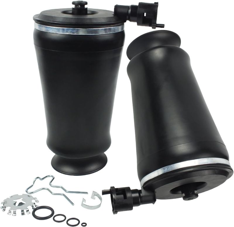 Photo 1 of 2PCS Rear Air Suspension Spring Bag for 1990-2011 Lincoln Town Car,1992-2011 Mercury Grand Marquis,1993-2008 Ford Crown Victoria, 3U2Z5580AA,6W1Z5560AA,FOVY5560A