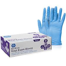 Photo 1 of Med PRIDE Nitripride Nitrile-Vinyl Blend Exam Gloves, LARGE 10 BOXESX100GLOVES 