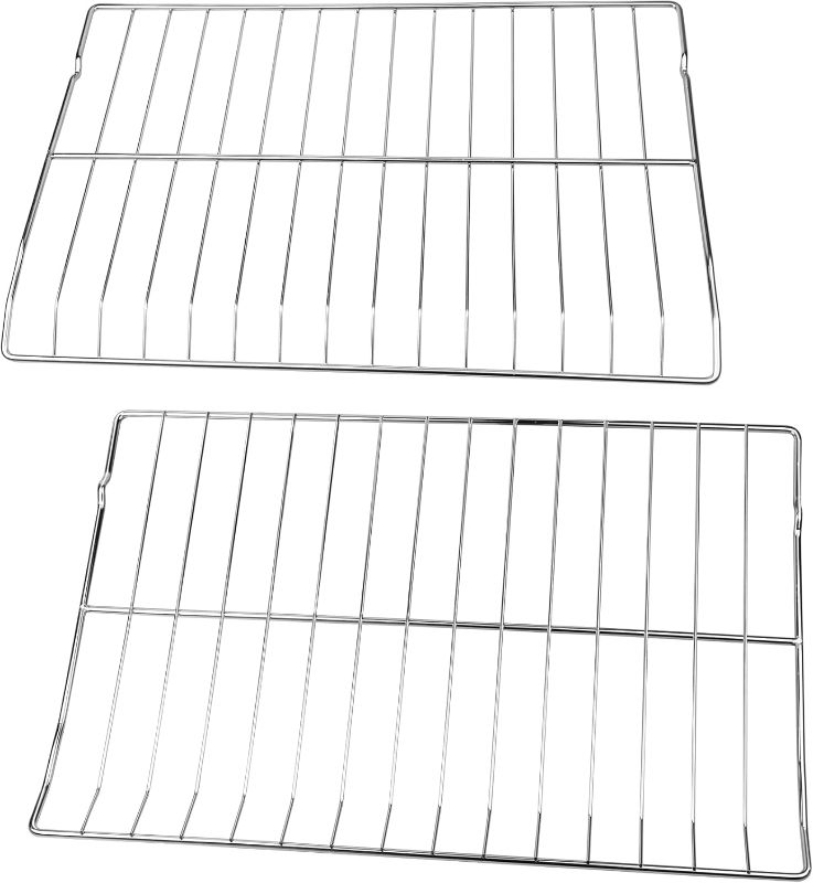 Photo 1 of WB48T10063 Oven Rack, Stainless Steel Replacement Parts, Compatible With GE, General Electric,Hotpoint Oven AP4538468, PS2577619?24 x 17inchs, 2Packs