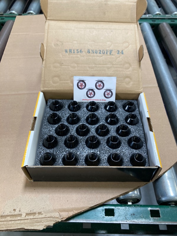Photo 1 of dynofit 24pcs 14x1.5 Stock Lug Nuts 1.75 inch(45mm) Height 7/8" Hex(22mm), M14-1.5 One-Piece Design Factory Wheel Lugnuts Compatible with Chevy Silverado & Tahoe GMC Sierra 1500 Buick Dodge Cadillac