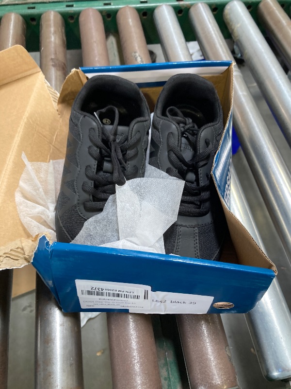 Photo 1 of CADIDL Cheer Shoes Women Black Cheerleading Shoes Girls Varsity Cheer Sneakers Youth Size 8.5