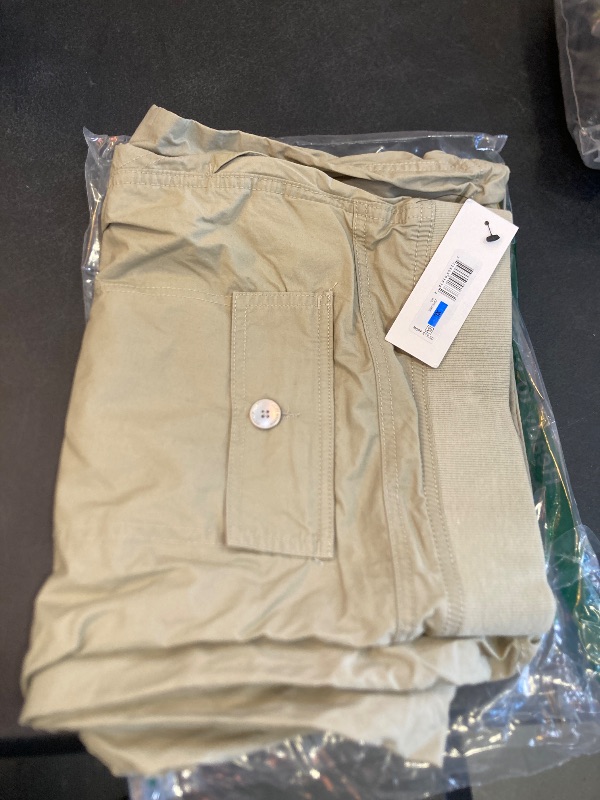 Photo 1 of DKNY Women's Wide Leg Adjustable Waistcord Cargo Pant, Vintage, X-Large