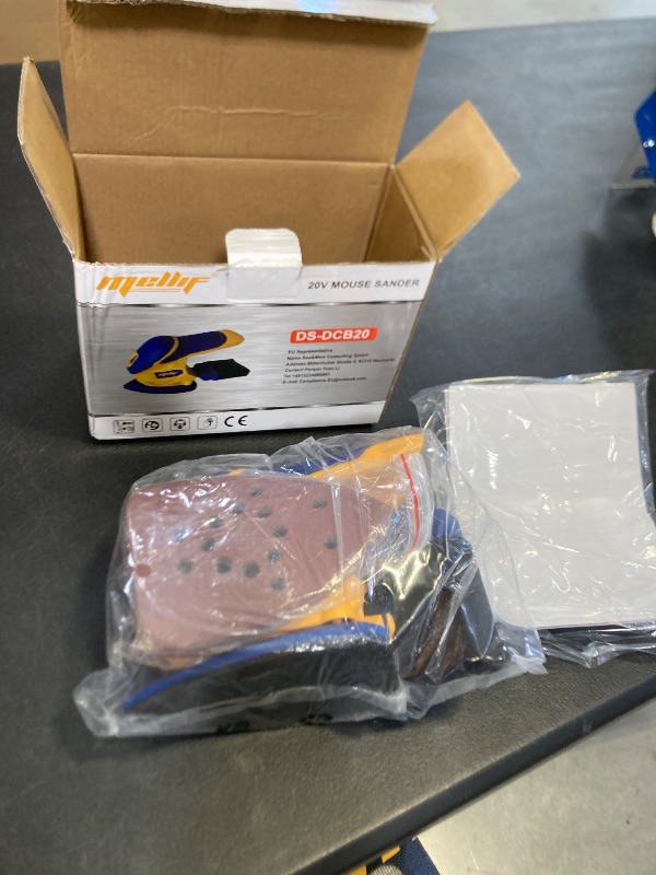 Photo 1 of Mellif Cordless Detail Sander Compatible with Dewalt 20V MAX Battery (Tool Only), Brushless Corner Sander with 12,000 OPM Speed, 10PCS Sandpapers, Dust Collector, for Tight Space, Metal, Woodworking