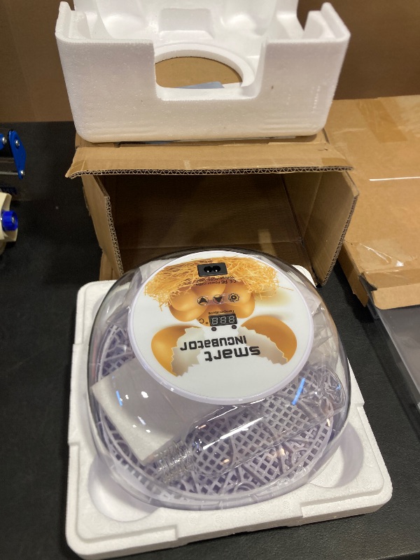 Photo 1 of Incubators for Hatching Eggs, 12 Egg Incubator with Automatic Egg Turning and Temperature Control, Automatic Water Adding, LED Egg Candler, for Hatching Chickens, Duck, Quail, Goose Eggs