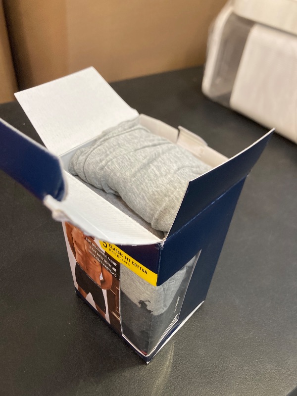 Photo 1 of POLO RALPH LAUREN 5 Pack Classic Fit Cotton Knit Boxers 2 Andover Heather/Madison Heather/2 Polo Black XL