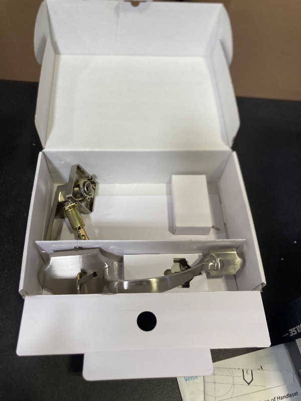 Photo 1 of Veise VE06-H Smart Front Door Lock Set, App Control, Keyless Entry Deadbolt with Lever Handle, Electronic Digital Touchscreen Keypad, Auto Lock, Easy Install, Satin Nickel
