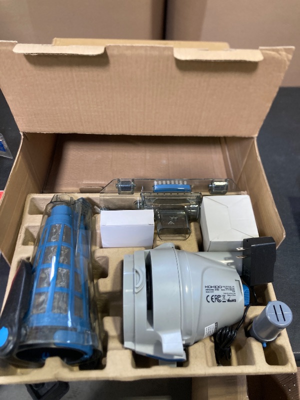 Photo 1 of KOKIDO 2025 Rechargeable Pool Vacuum, 3X Oversized Stainless Steel Filter, 15GPM Flow Rate, Run 90mins, 2 Vac Heads, Fast Cleaning, Inground & Above Ground Pools, XTROVAC 510