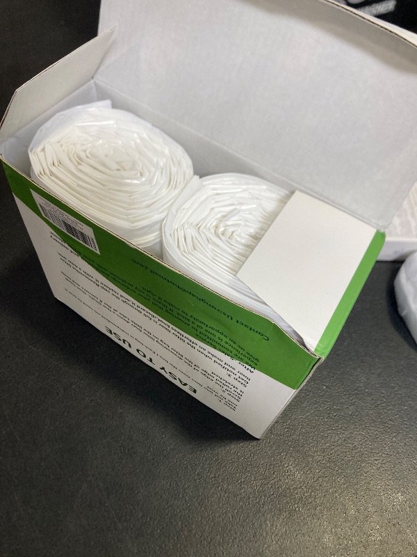 Photo 1 of Cat Litter Box Liners Large: 60 Packs Litter Waste Bags, 1.5 Mils Thick Drawstrings Closure Waste Bags Large Size, Cat Litter Liners for All Cats To Keep Your Home Clean, 26"x16"
