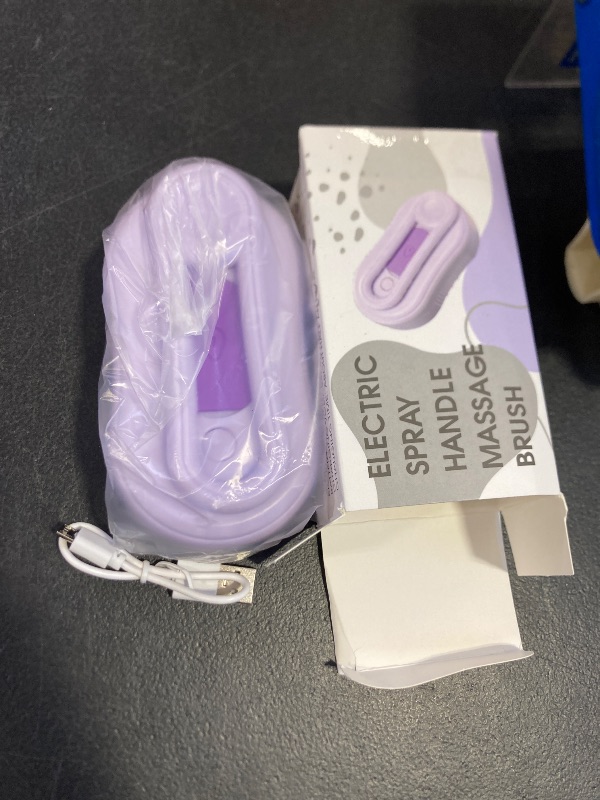 Photo 1 of Cat Steam Brush, Helps Reduce Cat Hair, Easy Cleaning Top, Steam Brush with Silicone Massage Bristles for Cats or Dogs, Best for Long-haired Cats or Dogs (Purple)