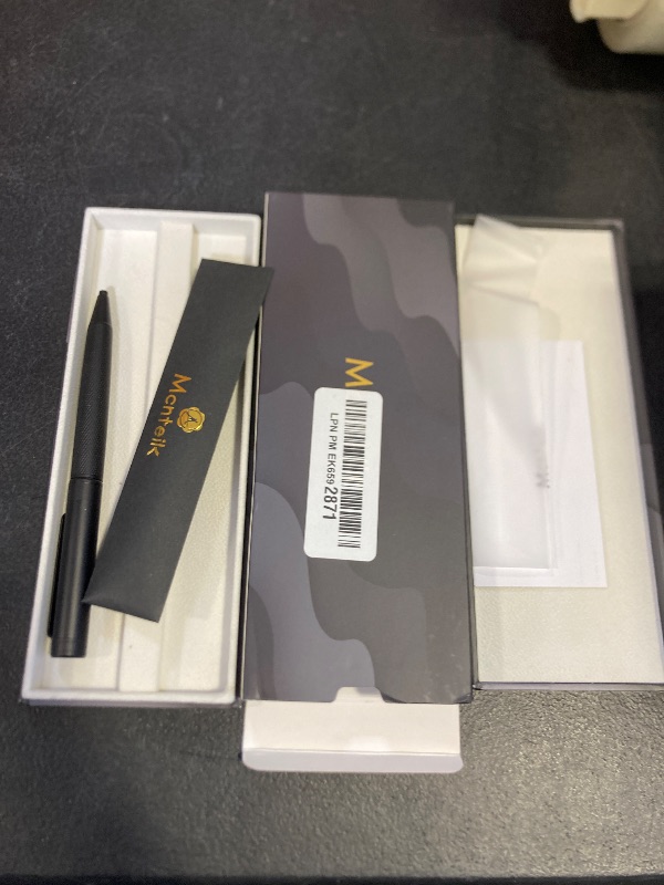 Photo 1 of MCNTEIK Matte Black Forest Gel Pen, Exquisite Surface Texture Design, Black Ink Refill, Fancy Gift Set for Men & Women, Retractable, Business Signature, Executive, Unique, Office, Nice Designer Pens