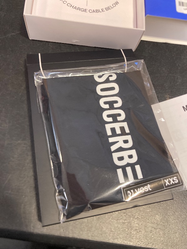Photo 1 of SOCCERBEE-Pro2 - GPS Tracker and Vest for Tracking Activities of Outdoor Sports Athletes Such as Soccer, Football, Rugby, Hockey, and Lacrosse (Extra Extra Small)
