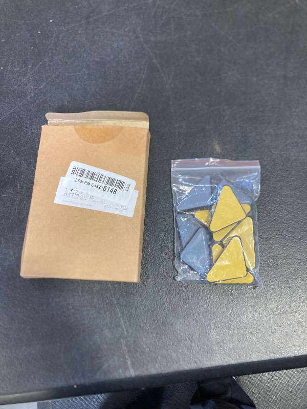 Photo 1 of METALLIXITY PTFE Furniture Slider Gliders (45x35x35mm) 12Pcs, Triangle Self-Adhesive Floor Protector Pads - for Furniture Carpets