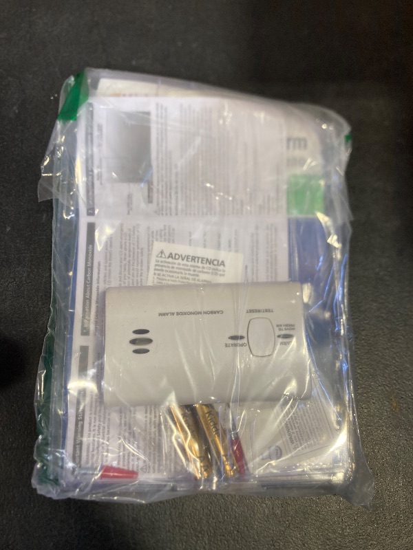Photo 1 of Kidde Carbon Monoxide Detector, Battery Powered CO Alarm with LEDs, Test-Reset Button, Low Battery Indicator, Portable
