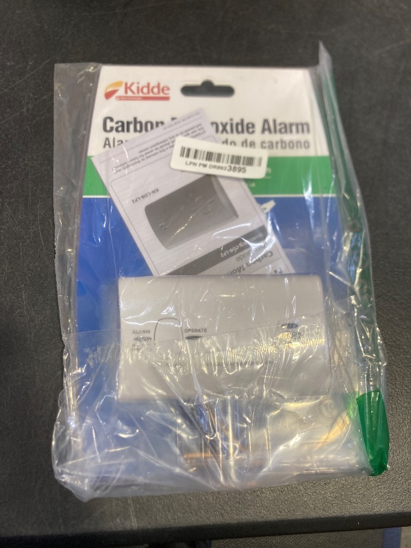 Photo 1 of Kidde Carbon Monoxide Detector, Battery Powered CO Alarm with LEDs, Test-Reset Button, Low Battery Indicator, Portable