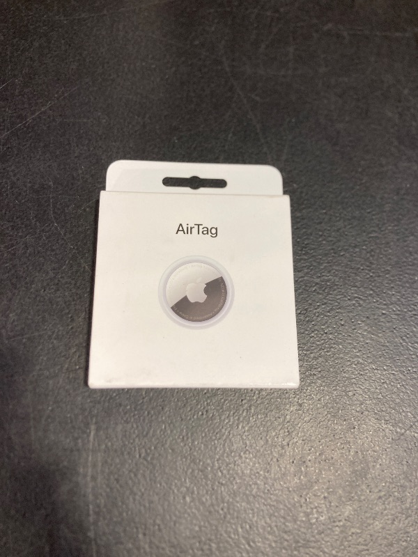 Photo 1 of Apple AirTag. Keep Track of and find Your Keys, Wallet, Luggage, Backpack, and More. Simple one-tap Set up with iPhone or iPad