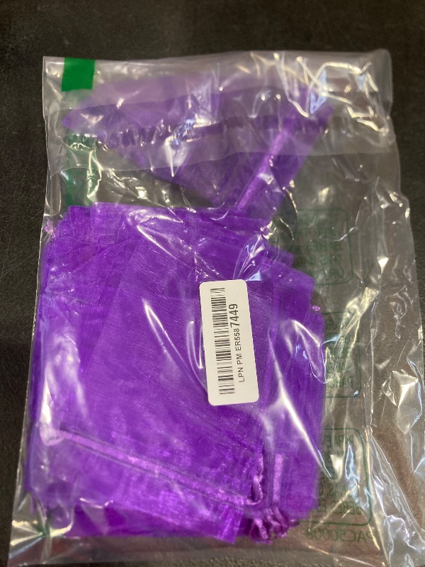 Photo 1 of Sukh 50 Lavender Sachet Bags Empty - Purple Organza Bags 4x6 Sachets For Drawers And Closets Deodorizer Potpourri Bags Scented Sachet Home Fragrance Products Party Favor Gifts for Rose Orange Cinnamon