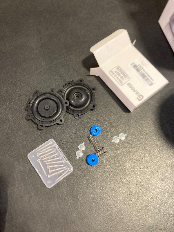 Photo 1 of Gulfmew Diaphragm Repair Kit Compatible with DRKCP/CPF, Valve Diaphragm Replacement Compatible with Rain Bird CP, CPF, DV, DAS, ASVF, with included Filter, Solenoid Filter, Screw, Spring(2 Pack)