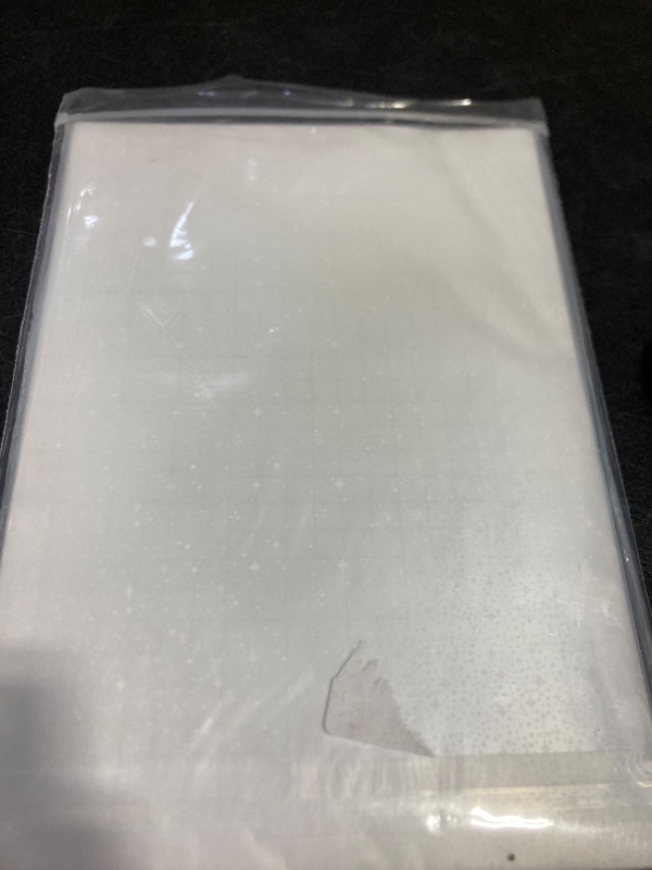 Photo 1 of 36 Sheets Holographic Sticker Paper Clear A4 Vinyl Sticker Paper Self Adhesive Waterproof Transparent Film Gem Rainbow Star Patterns, 11.7 x 8.3 Inch (Star)