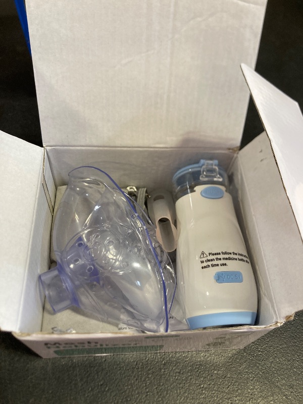 Photo 1 of Mesh Nebulizer, Portable Nebulizer with Intuitive LED Interface and Auto-Cleaning, Handheld Nebulizer for Adults Kids
