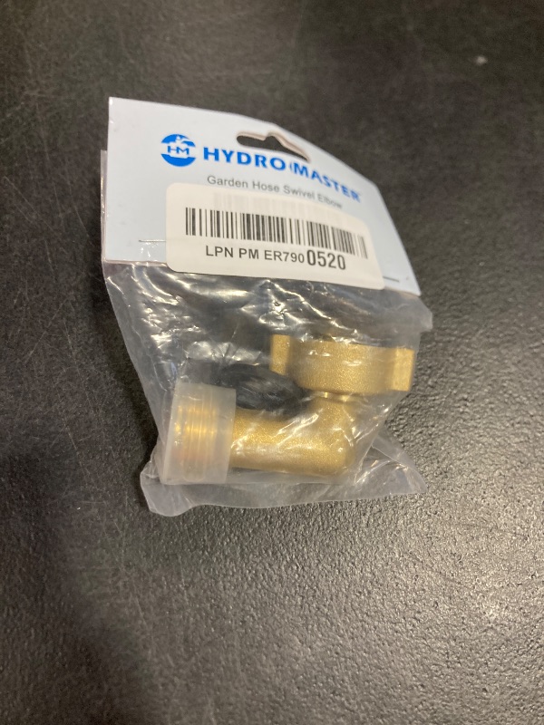 Photo 1 of Hydro Master Garden Hose Elbow with Solid Brass 90 Degree 3/4" FHT x 3/4" MHT