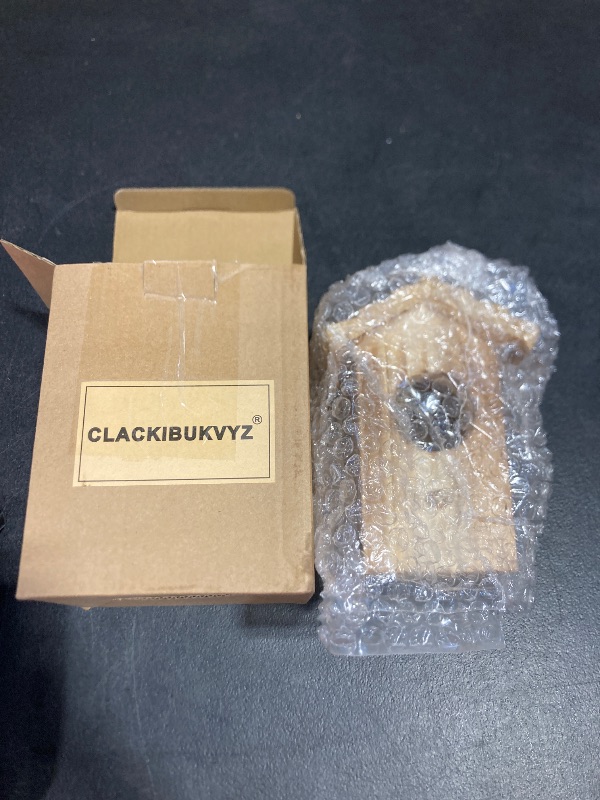 Photo 1 of CLACKIBUKVYZ Hanging Hummingbird House for Outdoors, Wooden Mini Bird House, Durable Nesting Box for Hummingbird, Weather-Resistant Hummingbird House (Dimensions 5.9 * 3.7 * 4.1 inch)