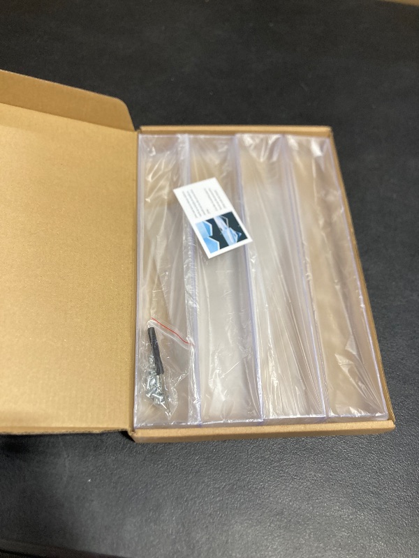Photo 1 of Acrylic Display Risers,12inch 4 Tier Clear Display Shelf, Perfume organizer Stand, Makeup Display Stands, Cupcake Stand Holder,Dessert Shelves, Riser Stand for Figures, Acrylic Shelves for Display