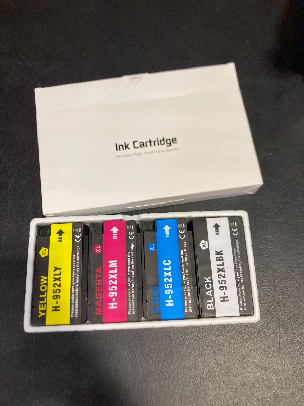 Photo 1 of GoToners 952XL Latest Upgrade Compatible Ink Cartridges Combo Pack Replacement for HP 952 XL Use for Officejet Pro 8710 8720 7740 8210 8740 8715 7720 8725 8730 (4, XL)