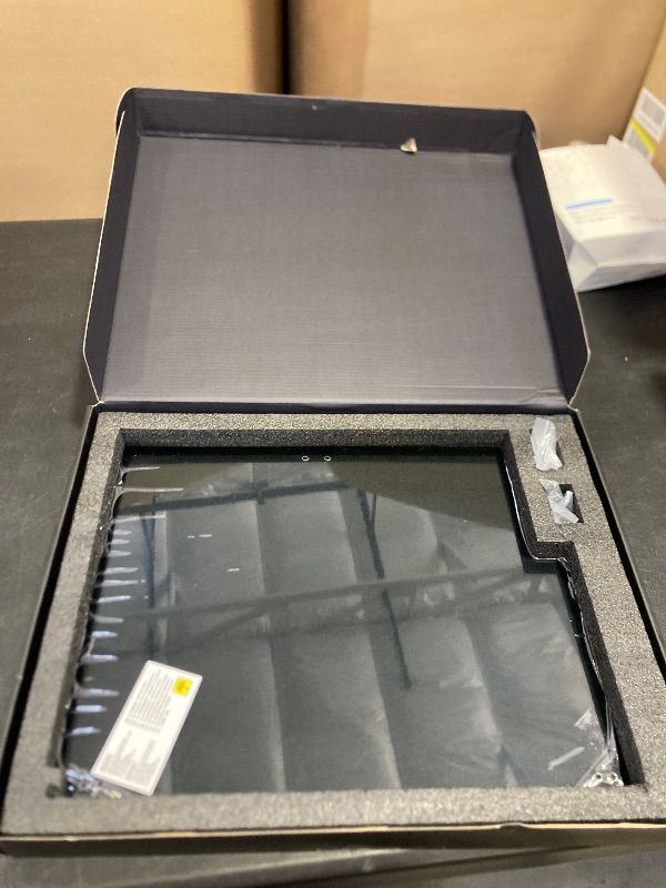 Photo 1 of Creality K1 Front Door Glass Kit - Original 50% Transparent Black Replacement for Creality K1 3D Printer Accessories (302x372x3mm)